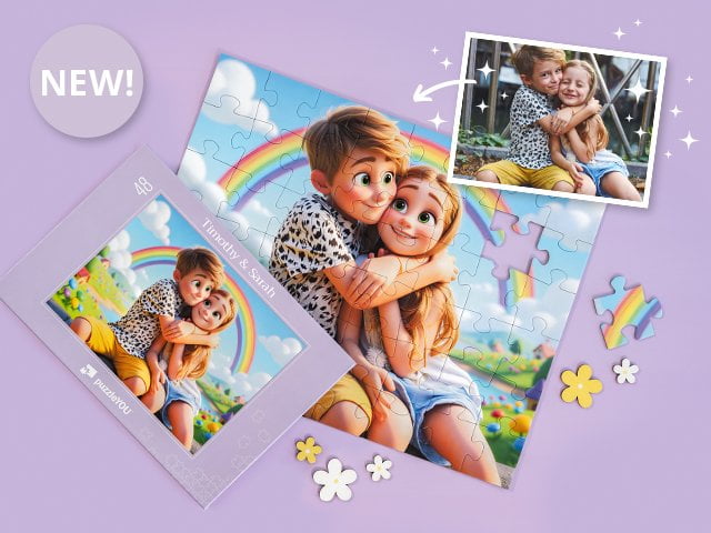 Personalised Jigsaw AI Art