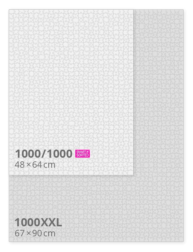 Size of the assembled puzzle