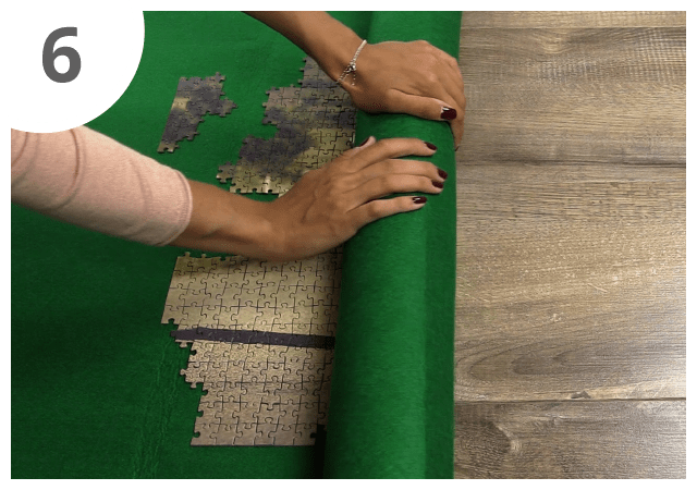Instructions for puzzle mat - step 6
