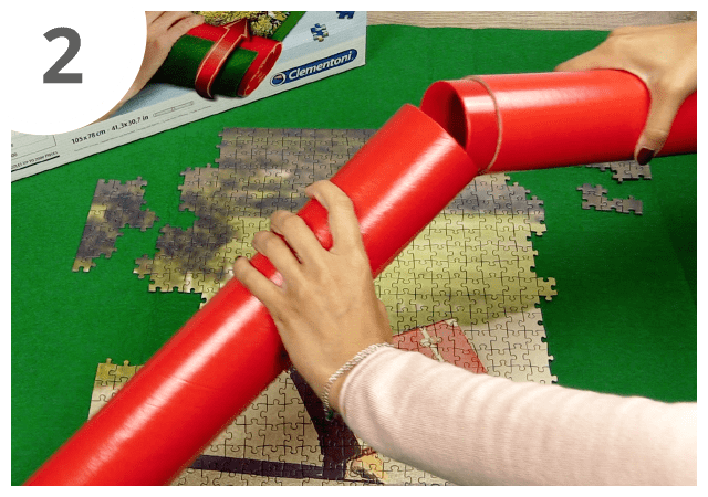 Instructions for puzzle mat - step 2
