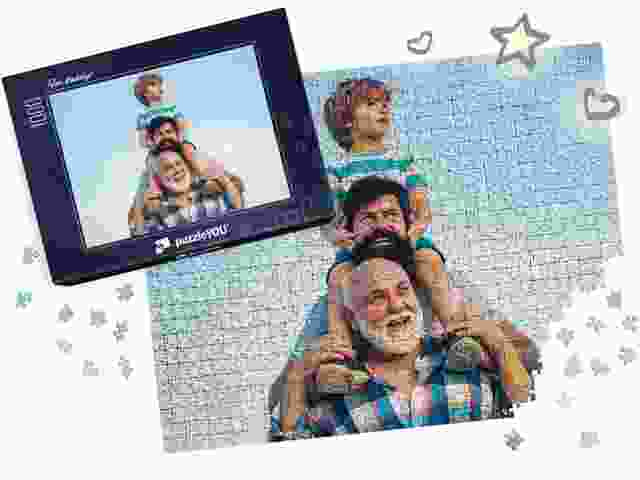 Thoughtful & creative Gift: a photo puzzle for Father's Day