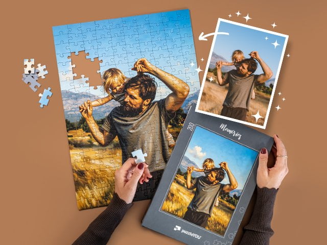Personalised Jigsaw AI Art - Oil Painting